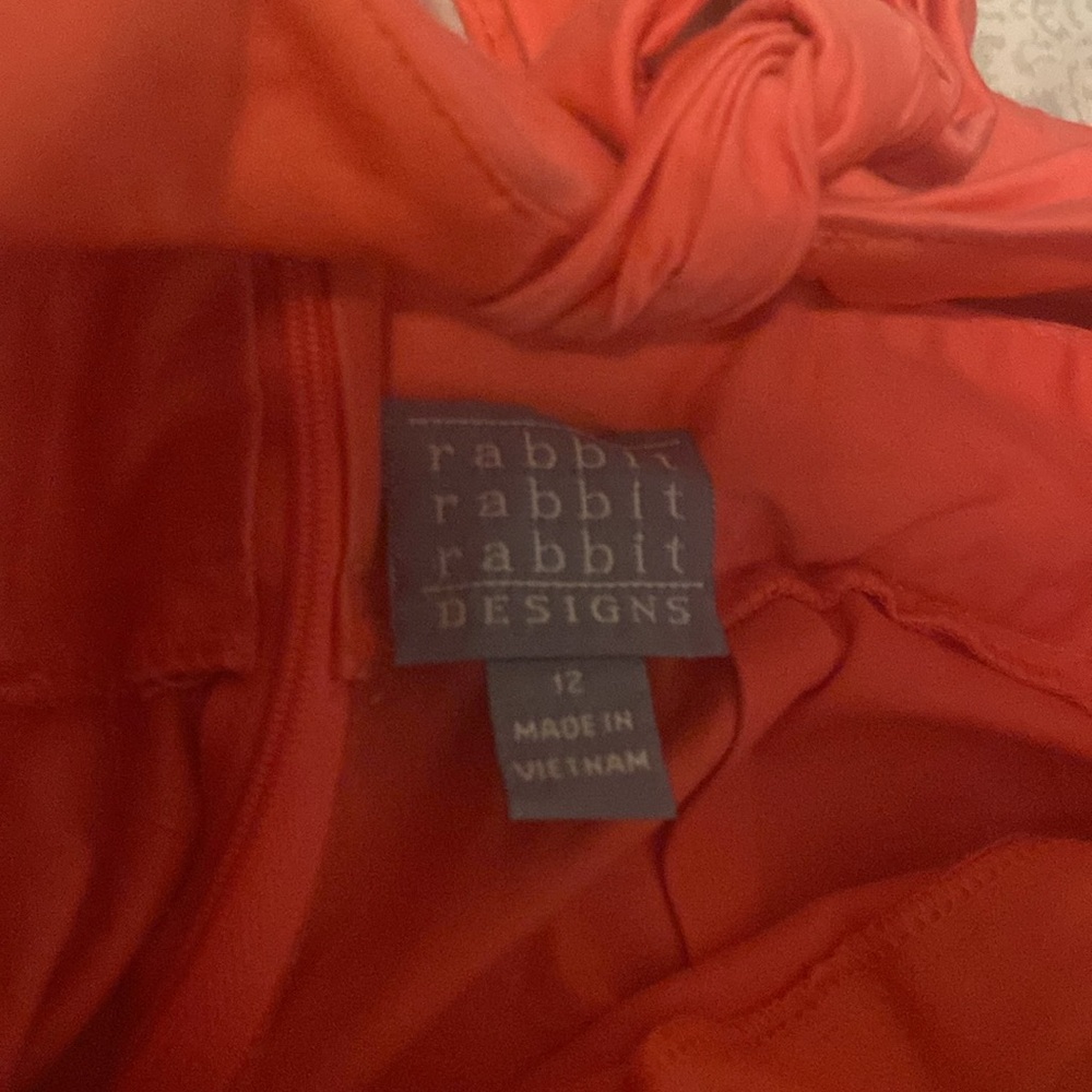 Rabbit …. Design coral dress - Picture 7 of 7